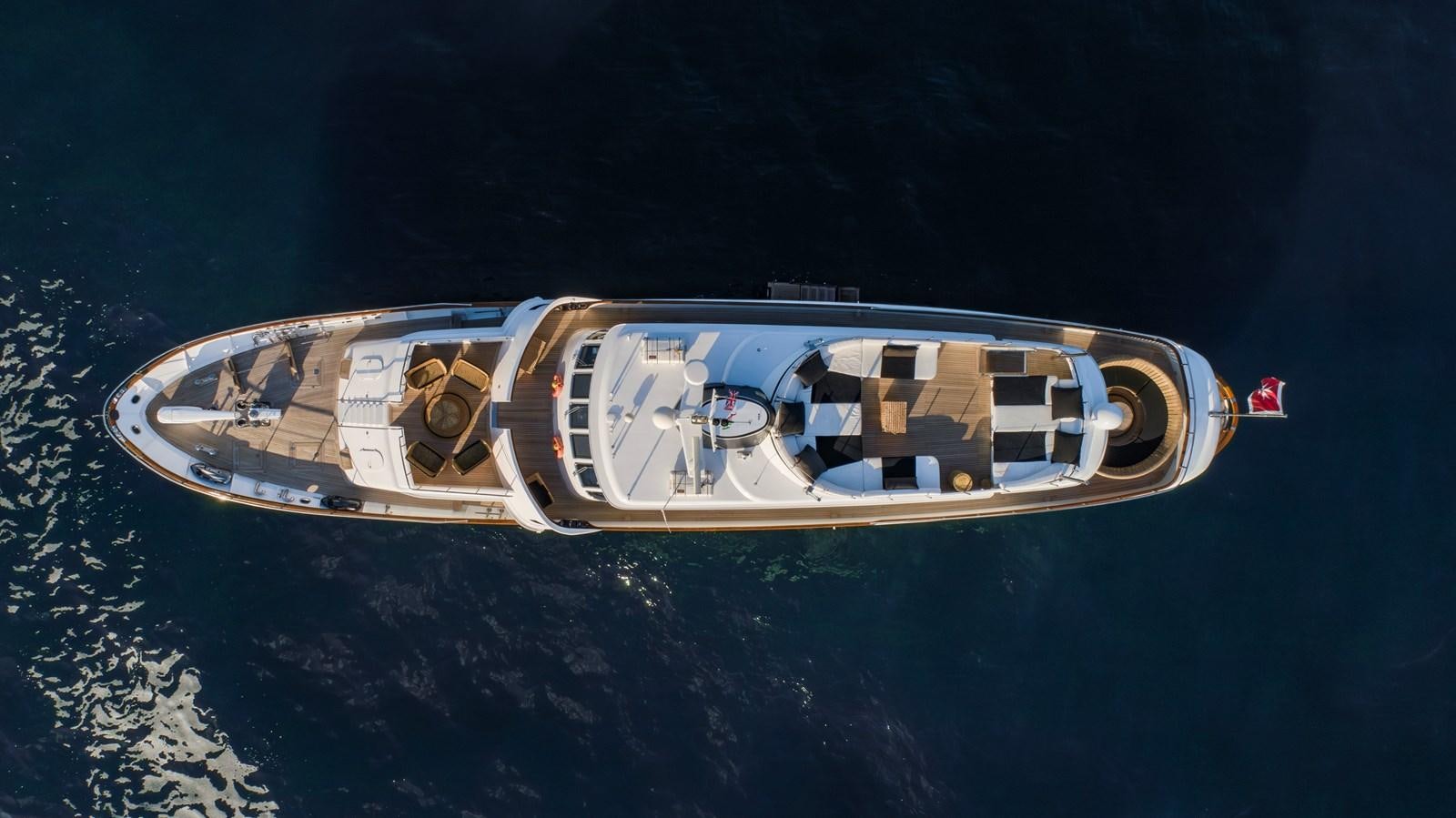 a satellite in space aboard SOUNION II Yacht for Sale