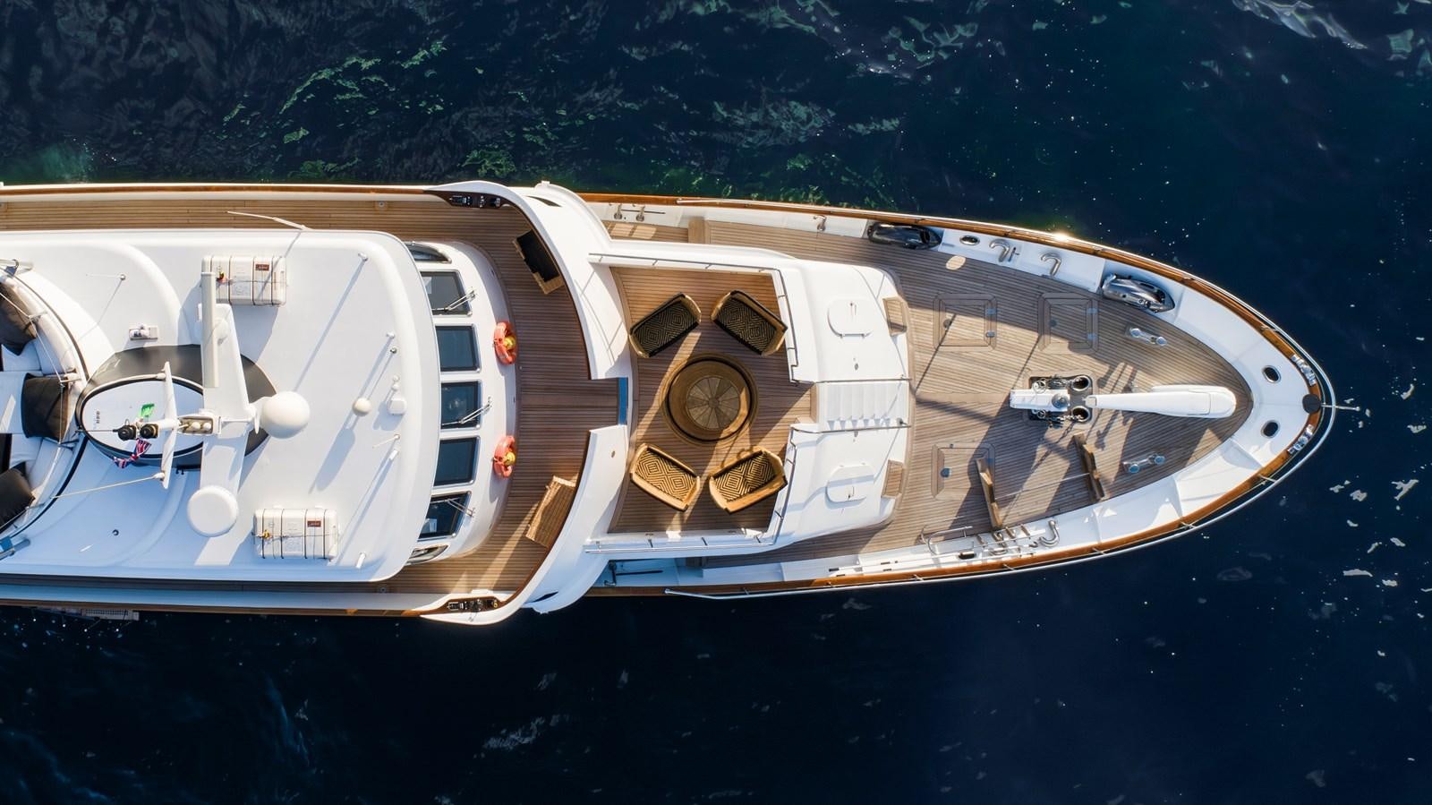 a high angle view of a ship aboard SOUNION II Yacht for Sale