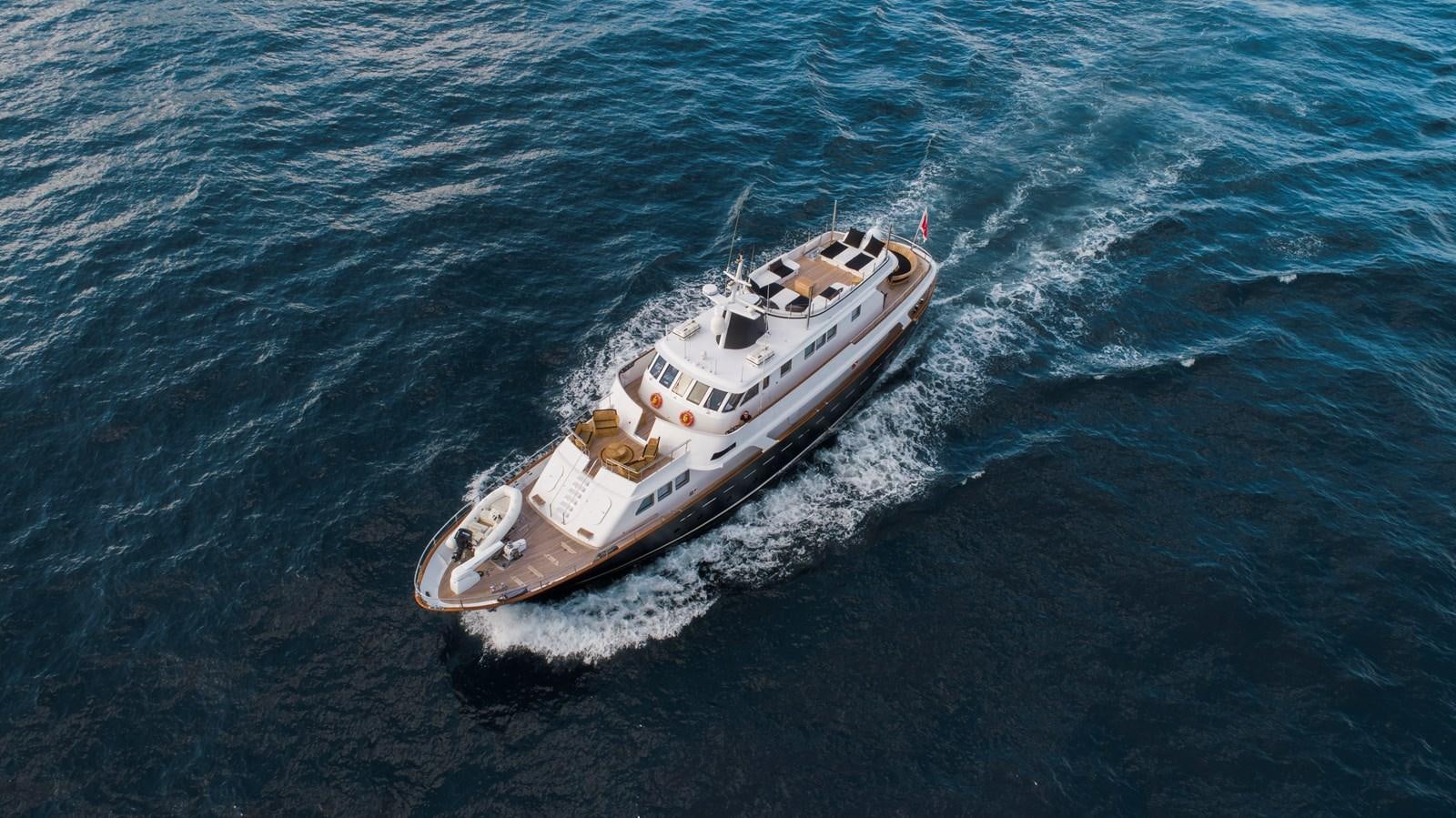 a ship in the water aboard SOUNION II Yacht for Sale