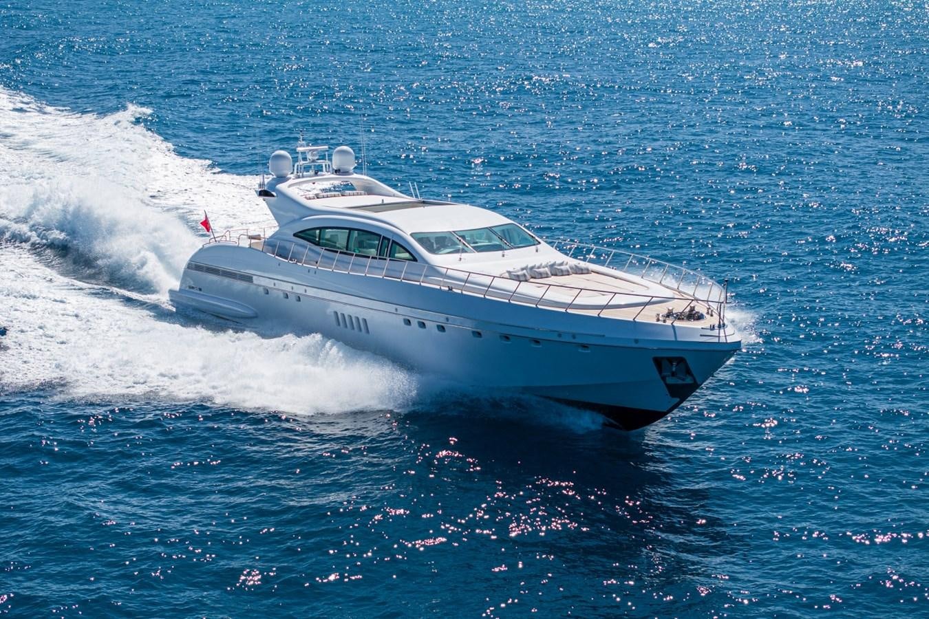 a white yacht in the water aboard DAYBOAT Yacht for Sale
