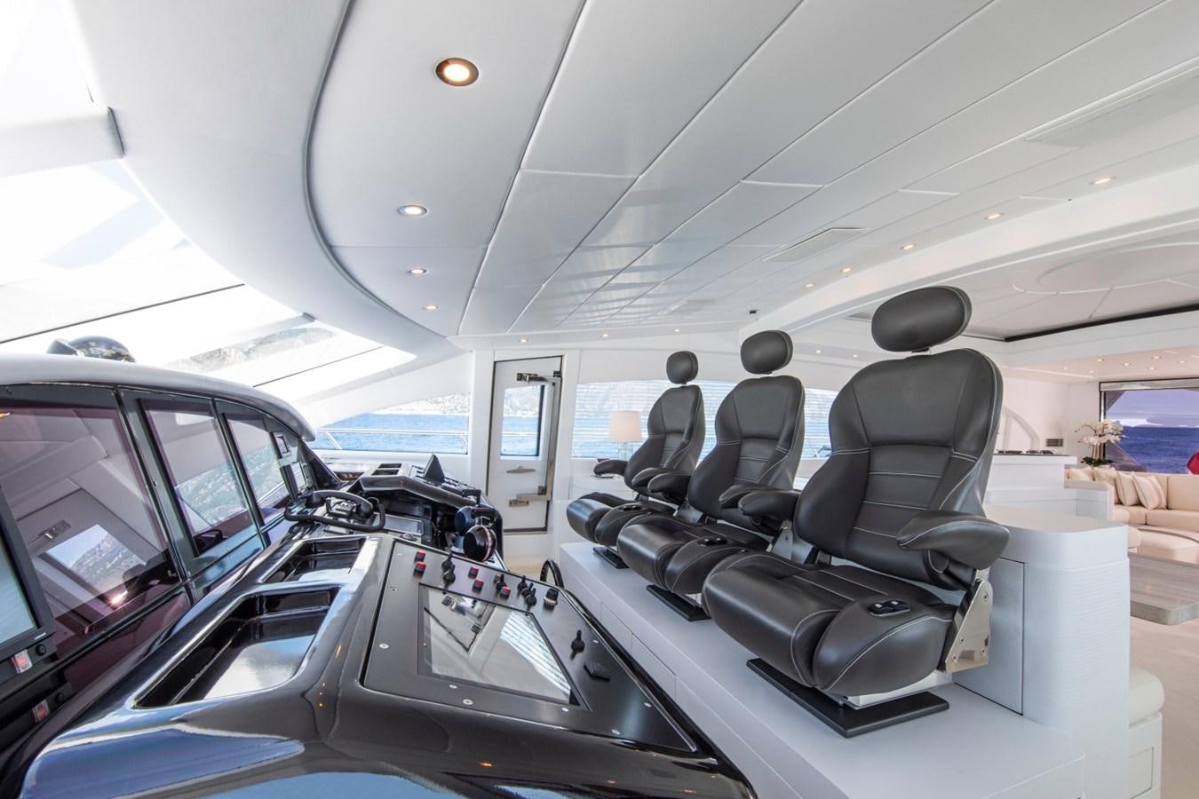 inside of a vehicle aboard DAYBOAT Yacht for Sale