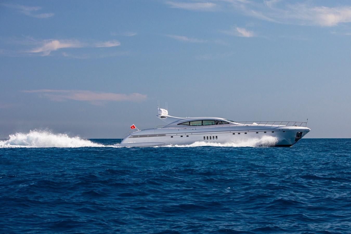 a white yacht in the water aboard DAYBOAT Yacht for Sale