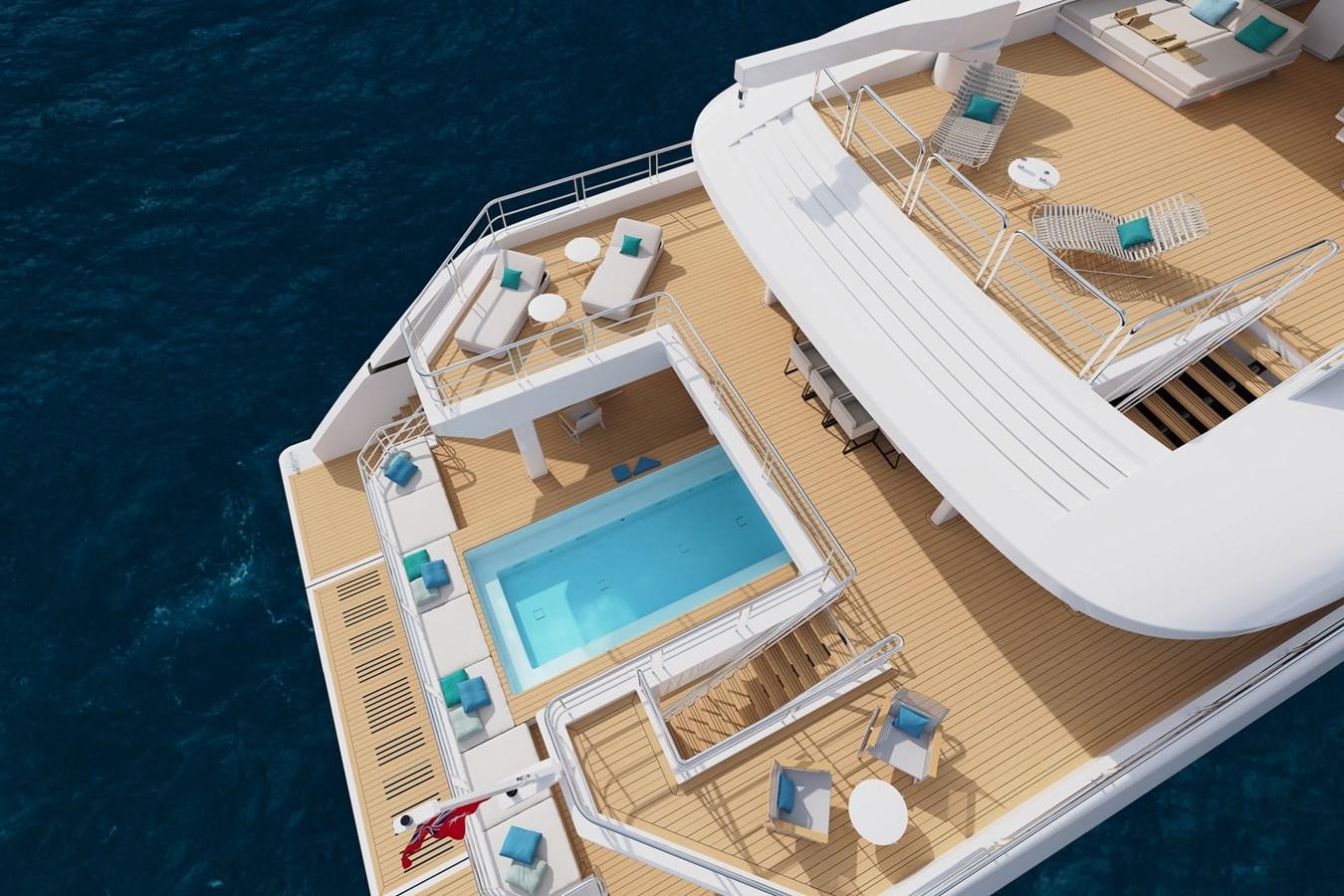 a large white ship on the water aboard SILVERCAT Yacht for Sale