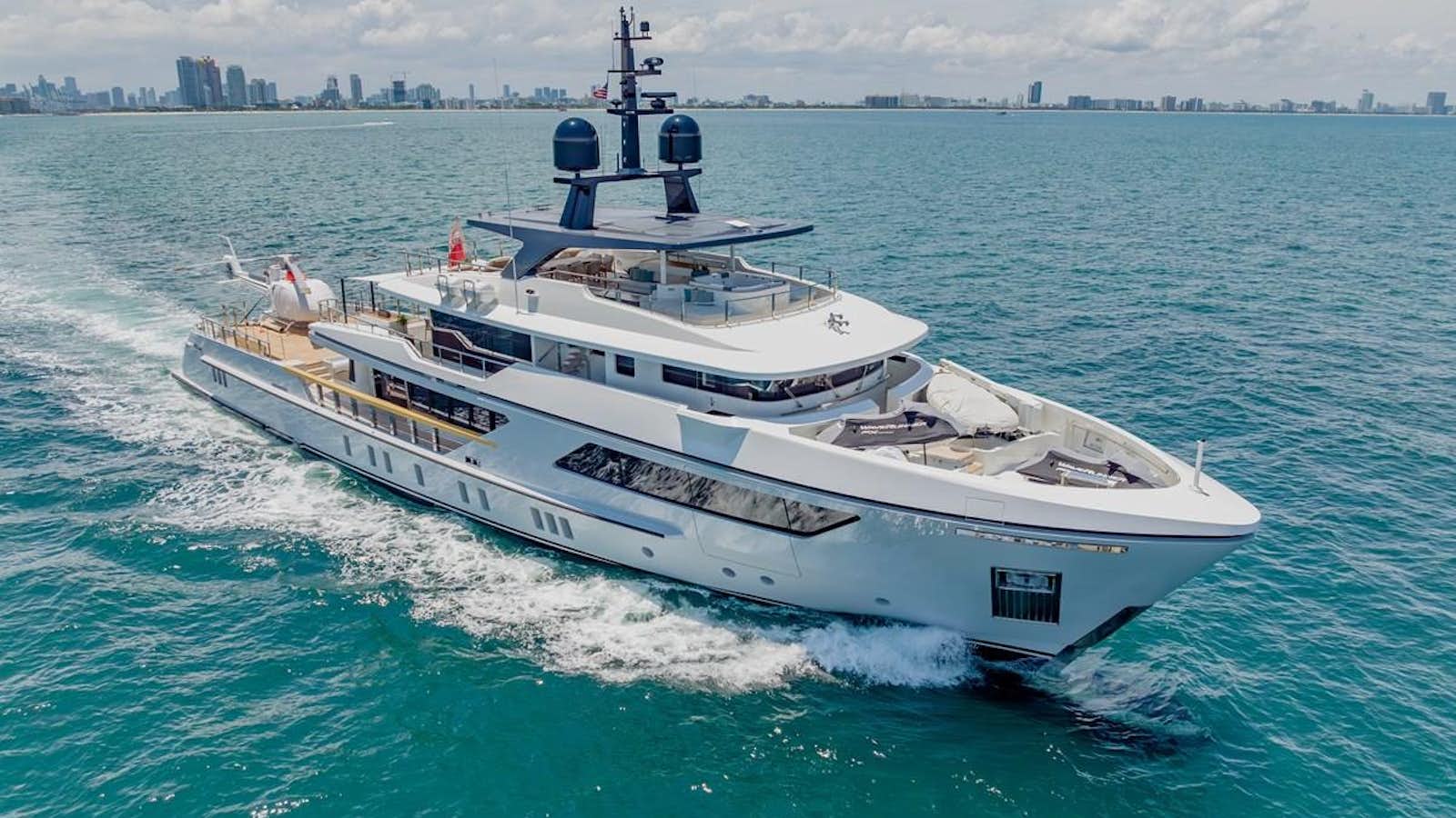 a boat in the water aboard ARROW Yacht for Sale