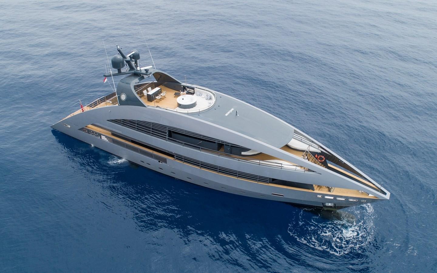 a boat on the water aboard OCEAN PEARL - FRACTIONAL OWNERSHIP VESSEL Yacht for Sale