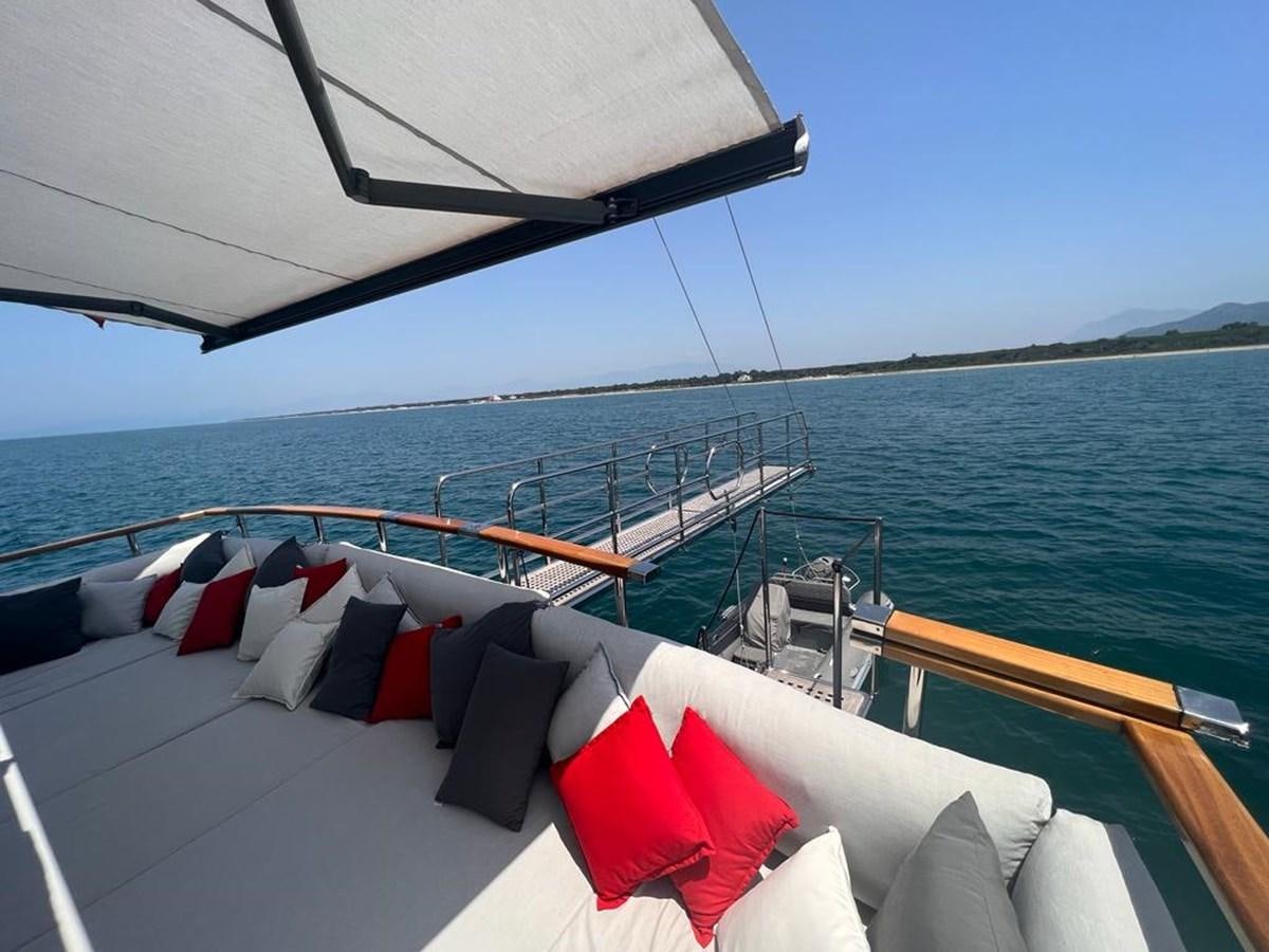 a boat on the water aboard AYO Yacht for Sale