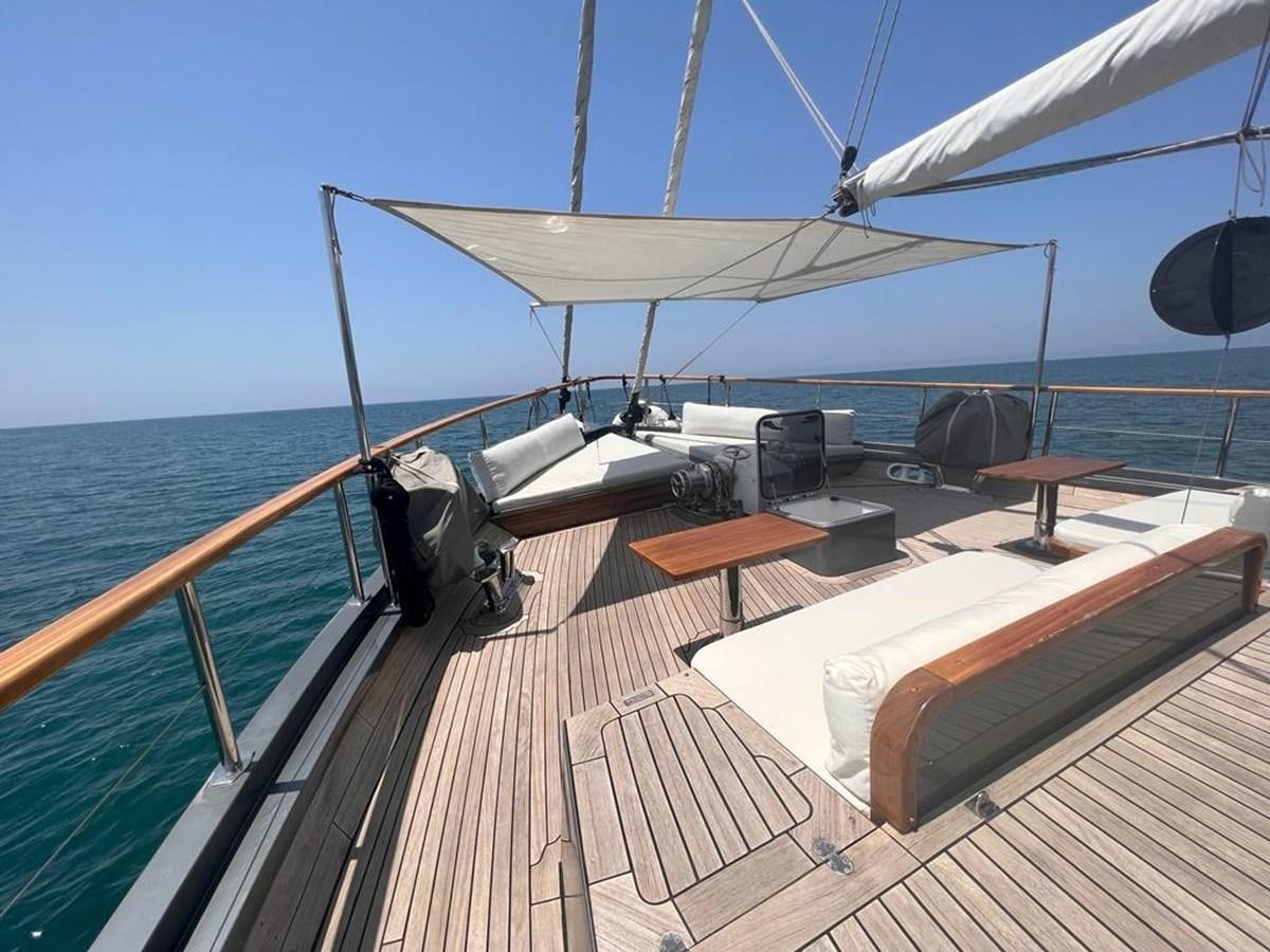 a boat on the water aboard AYO Yacht for Sale