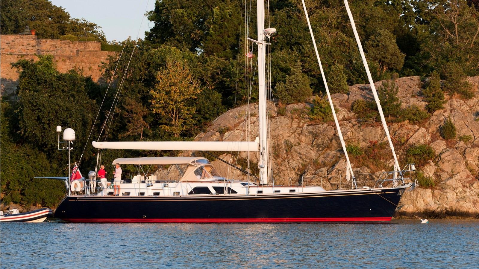 a boat on the water aboard LUCKY B Yacht for Sale