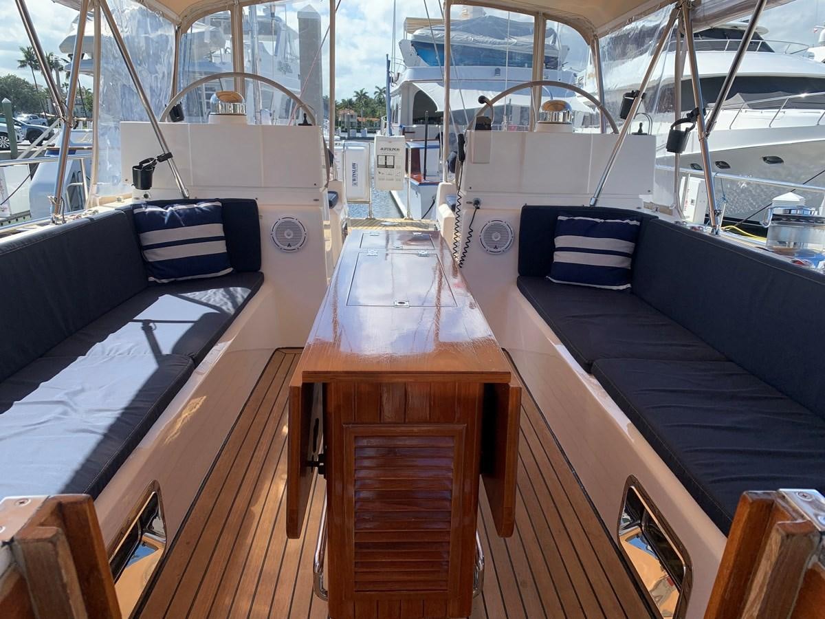 inside of a boat aboard LUCKY B Yacht for Sale