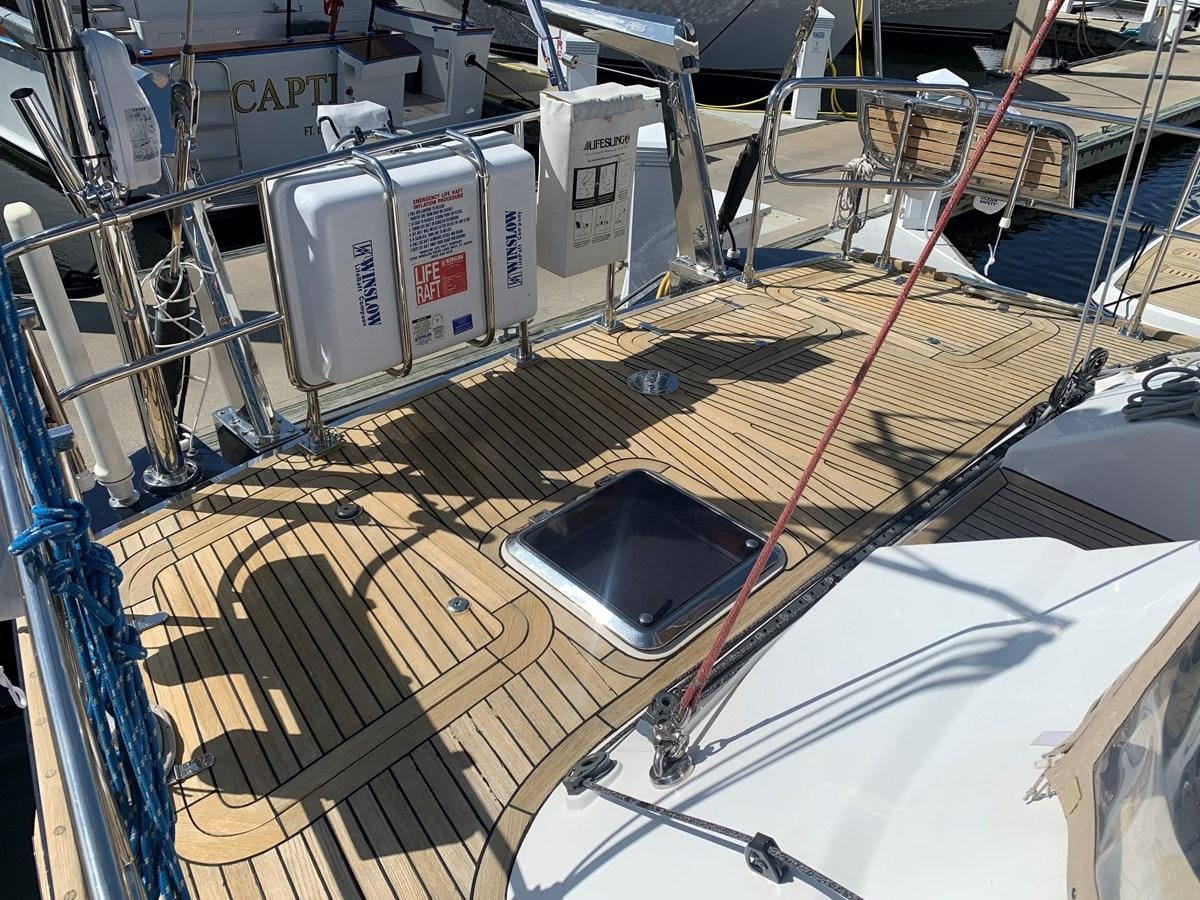 a machine on the floor aboard LUCKY B Yacht for Sale
