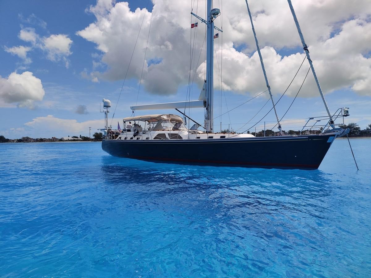 a boat in the water aboard LUCKY B Yacht for Sale