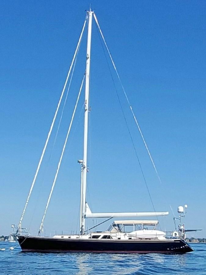 a sailboat on the water aboard LUCKY B Yacht for Sale