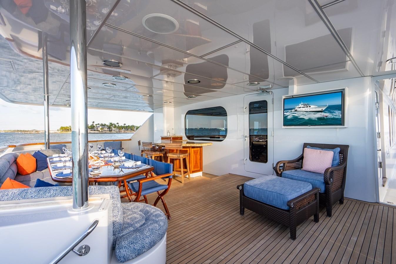 a boat on the water aboard SEAQUEST Yacht for Sale