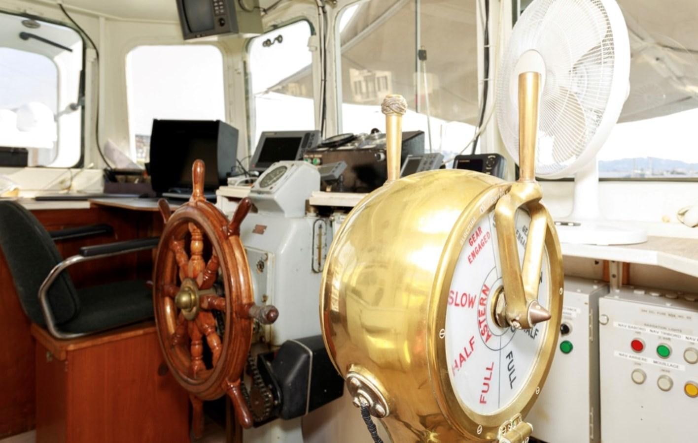 a close-up of a white machine aboard FAMILY Yacht for Sale