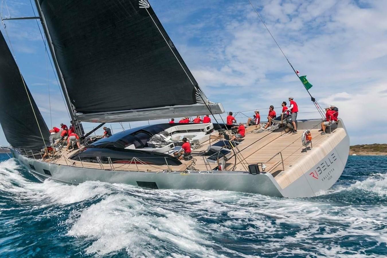 a group of people on a boat aboard RIBELLE Yacht for Sale