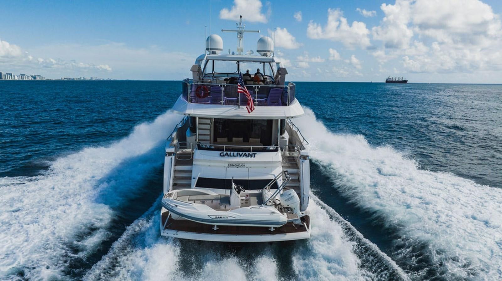 a boat on the water aboard GALLIVANT Yacht for Sale