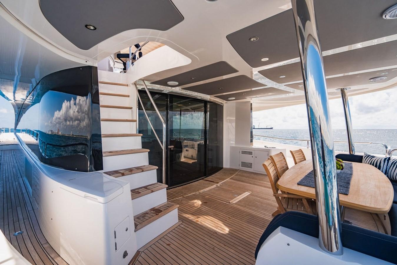 a room with a slide aboard GALLIVANT Yacht for Sale