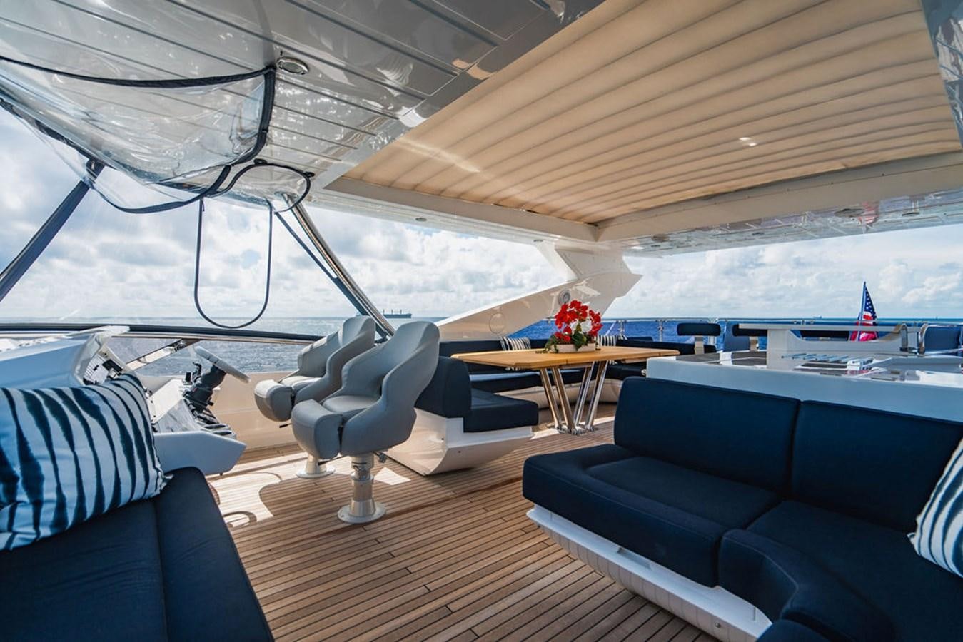 inside of a boat aboard GALLIVANT Yacht for Sale