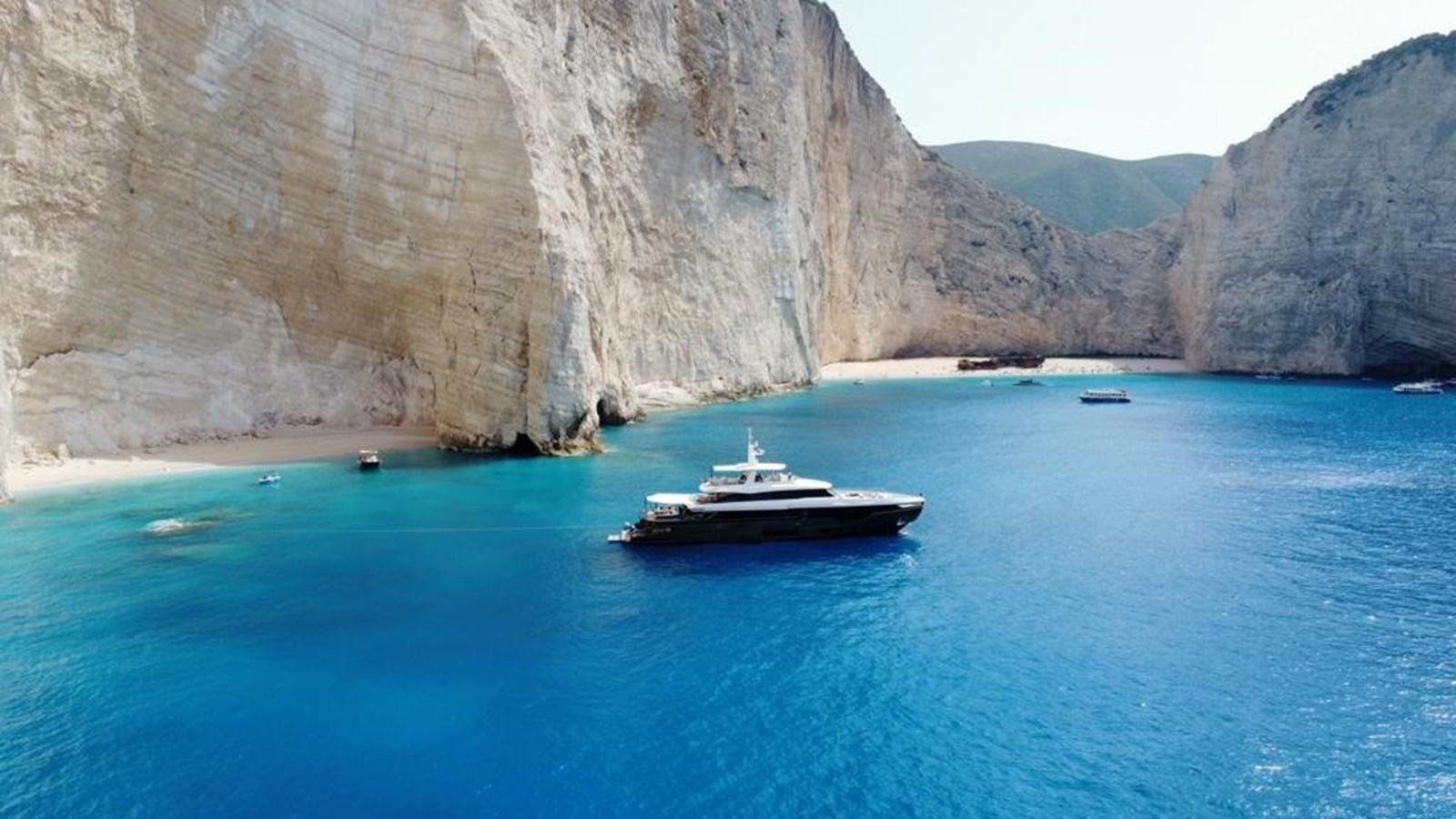 a boat in the water aboard NG Yacht for Sale