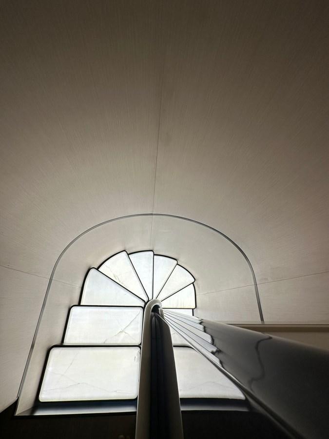 a person standing in a room aboard NG Yacht for Sale