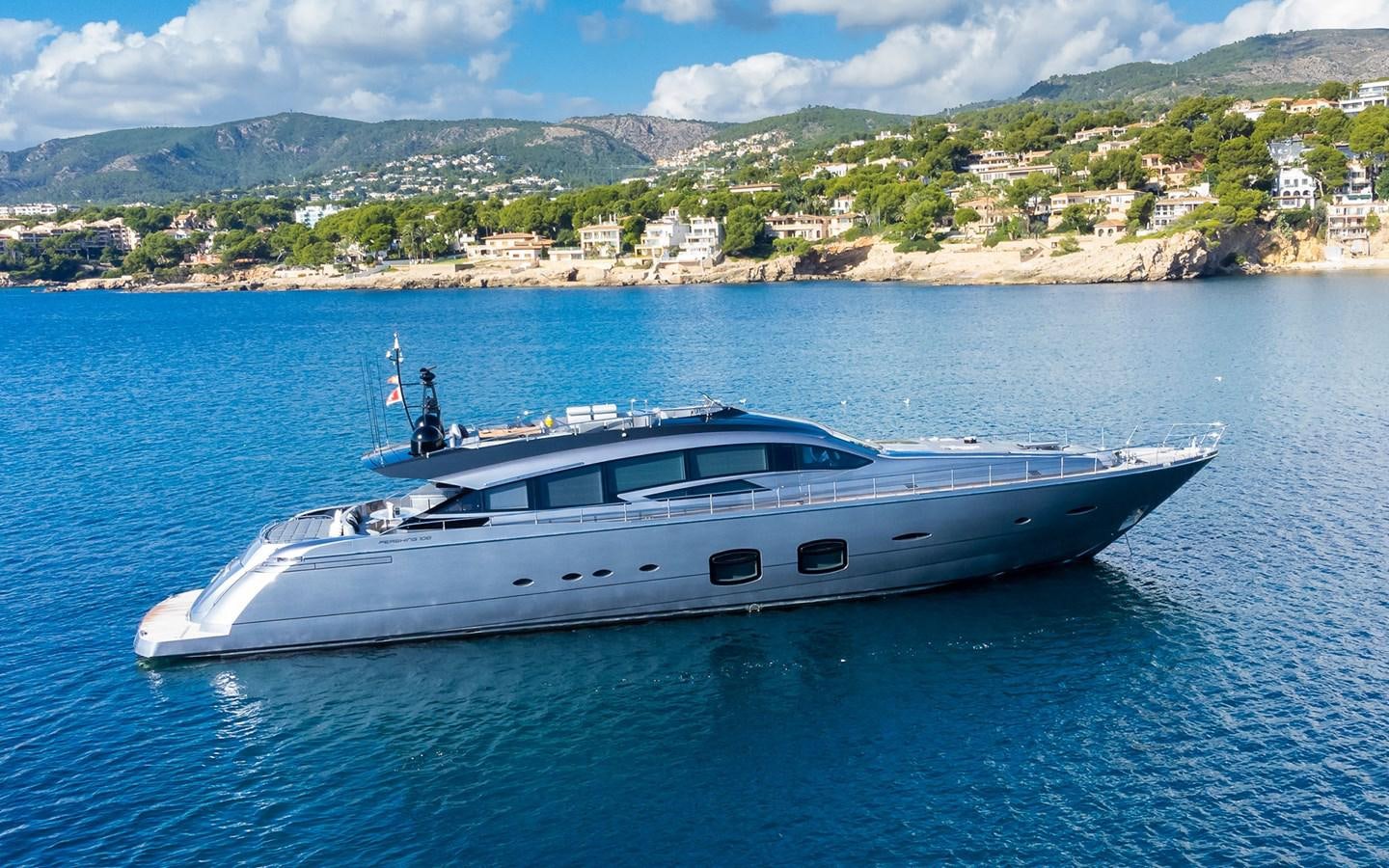 a boat on the water aboard ALDEBARAN III Yacht for Sale