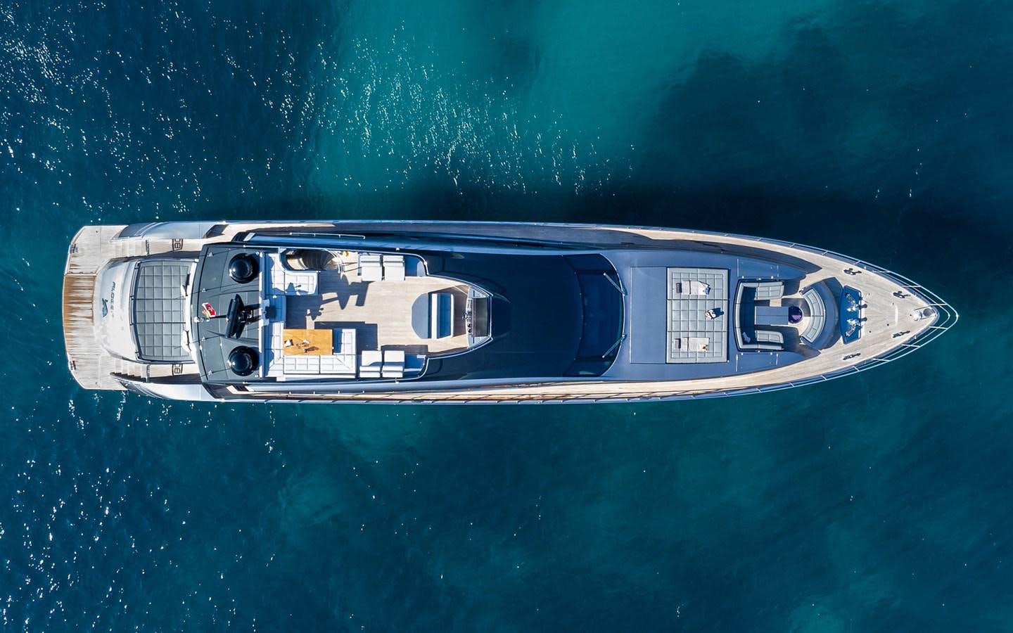 a ship in the water aboard ALDEBARAN III Yacht for Sale