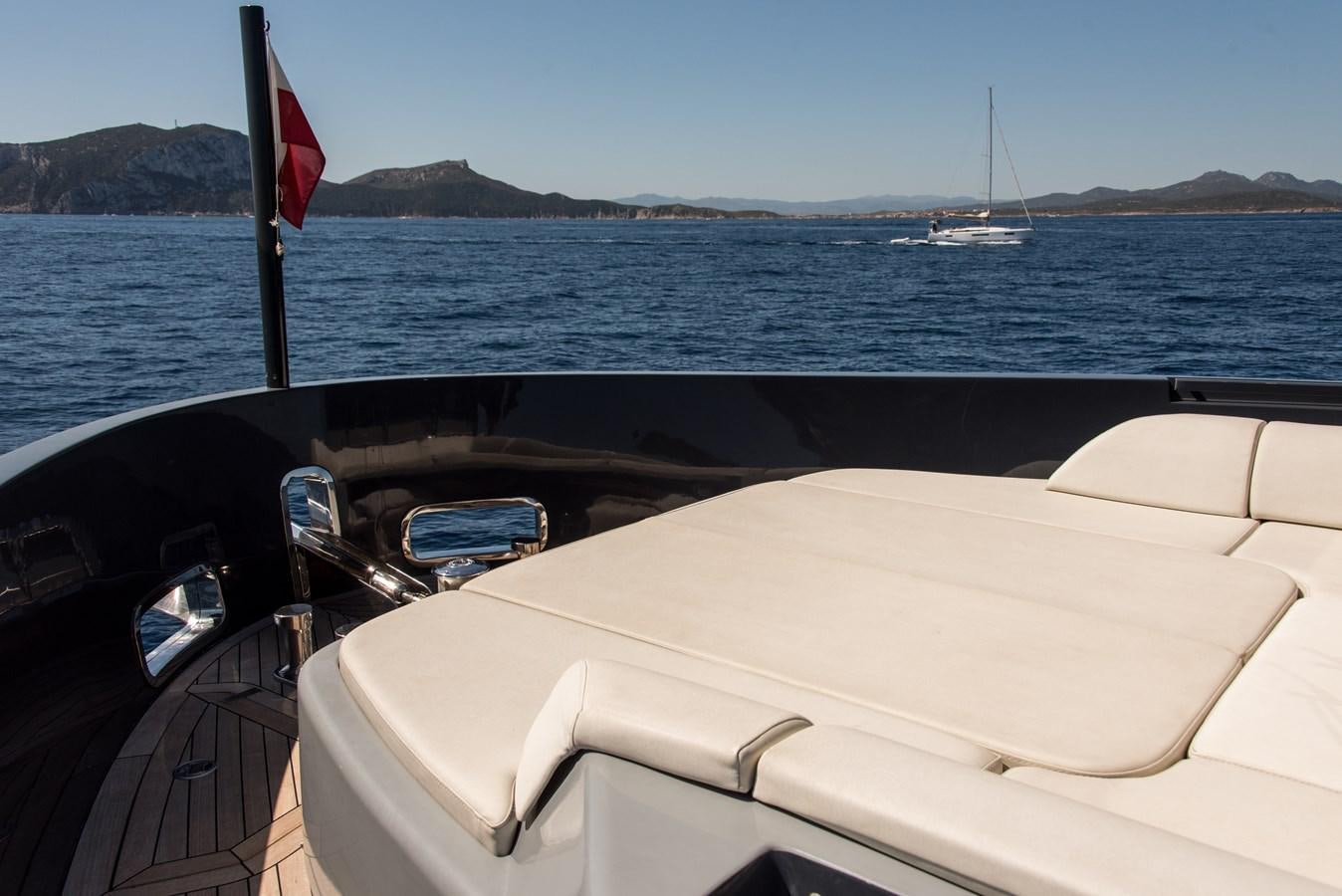 a boat on the water aboard NIGHT FURY Yacht for Sale