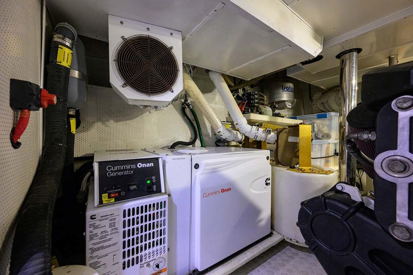 a machine with a machine aboard XHALE Yacht for Sale