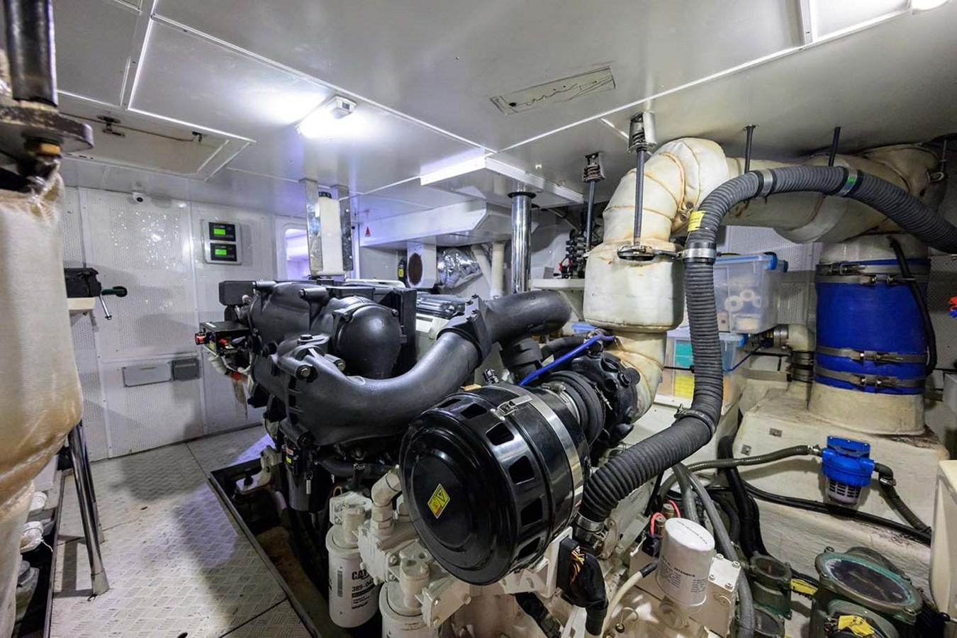 a machine in a room aboard XHALE Yacht for Sale
