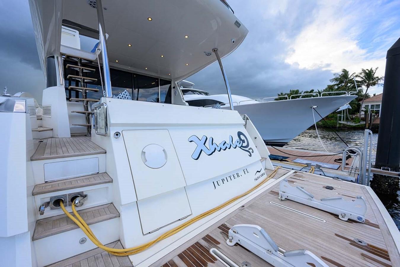 a boat on the water aboard XHALE Yacht for Sale