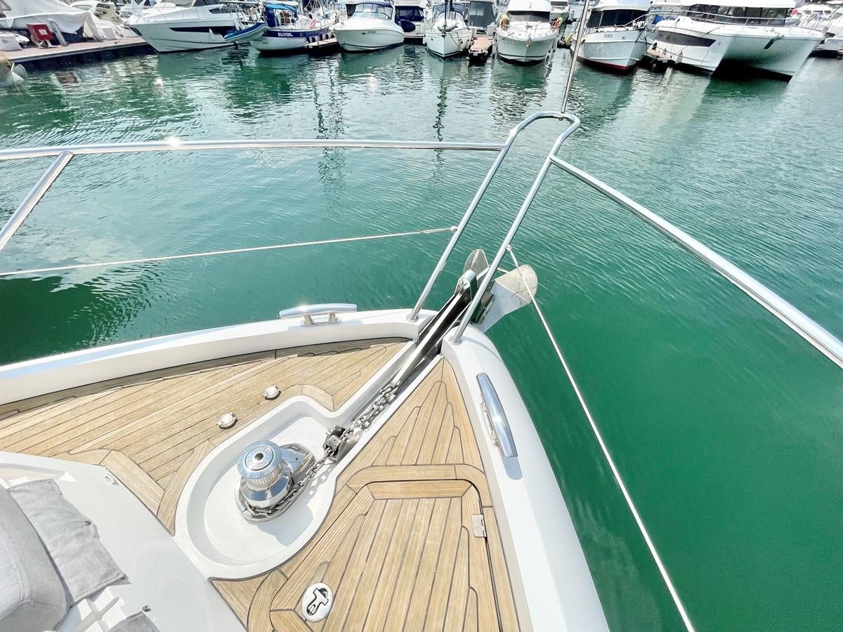 a boat in the water aboard EXCELLENCE Yacht for Sale