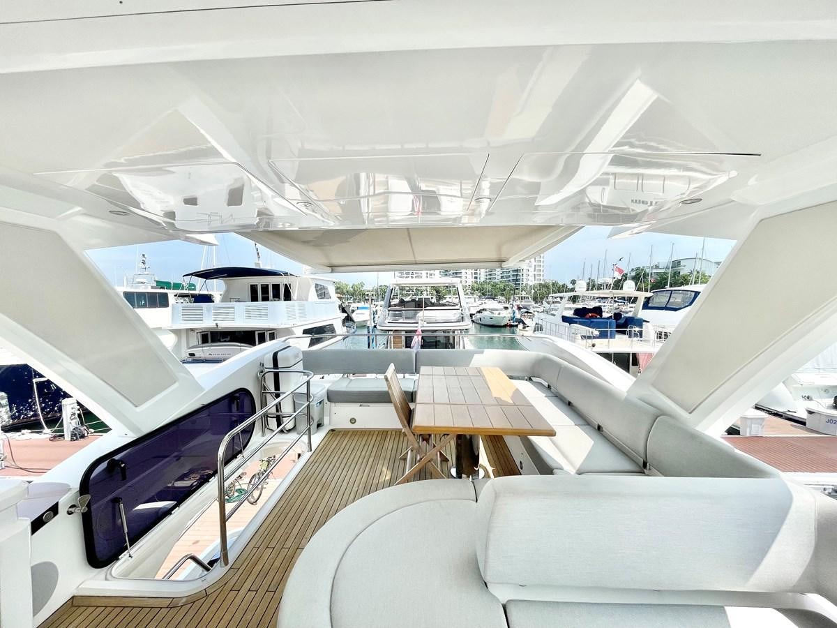 inside of a building aboard EXCELLENCE Yacht for Sale