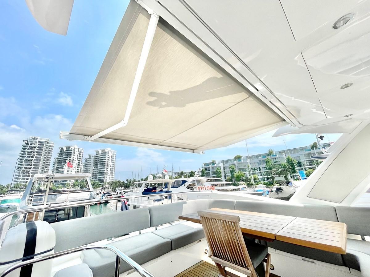 a boat in the water aboard EXCELLENCE Yacht for Sale