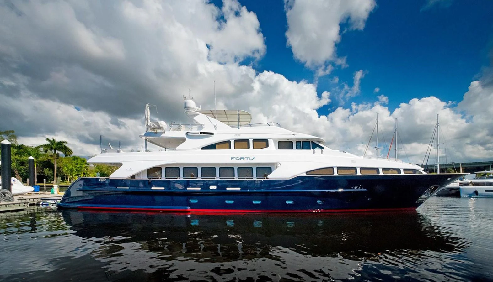 a boat on the water aboard GITANA Yacht for Sale