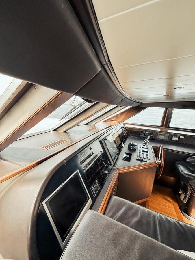 the inside of a vehicle aboard LAZIZA Yacht for Sale