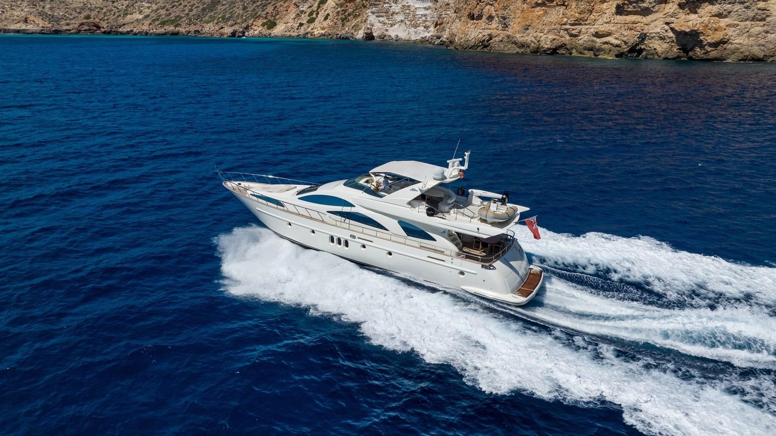 a boat on the water aboard TIME OUT OF LONDON Yacht for Sale