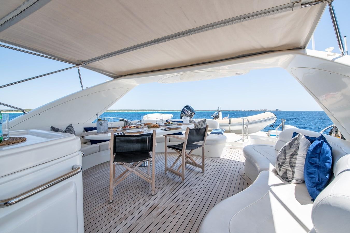 a boat on the water aboard TIME OUT OF LONDON Yacht for Sale