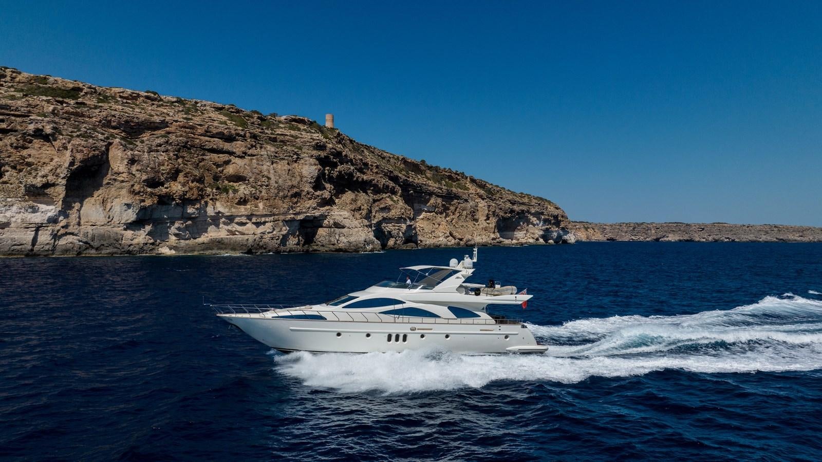 a boat on the water aboard TIME OUT OF LONDON Yacht for Sale