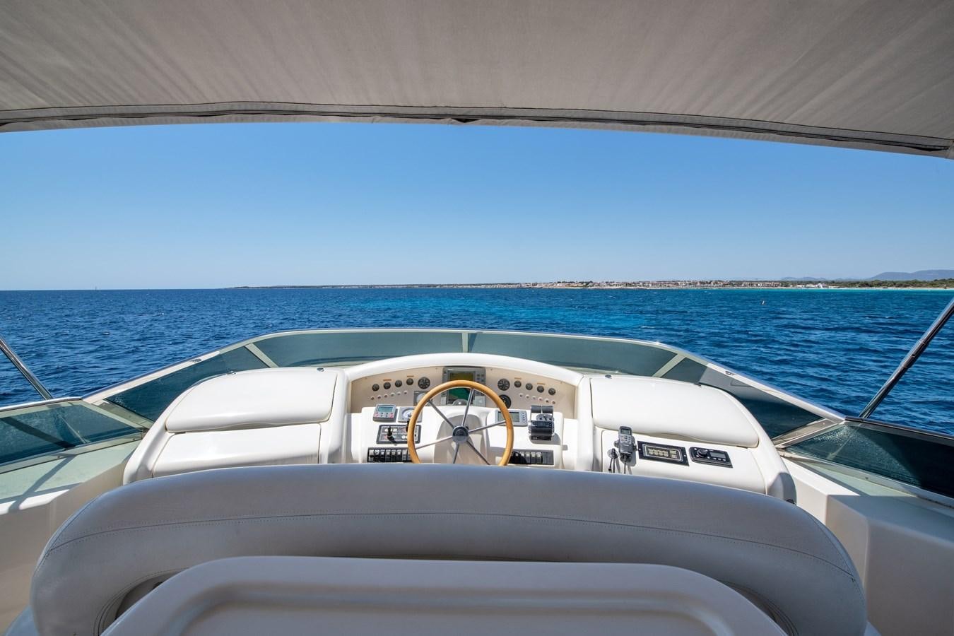 the front of a boat aboard TIME OUT OF LONDON Yacht for Sale