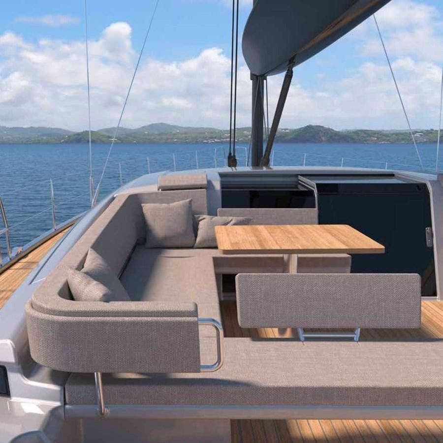 a boat on the water aboard CNB 78 NEW ORDER Yacht for Sale