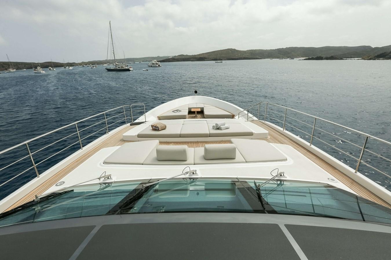 a boat on the water aboard 2022 SANLORENZO SL120A Yacht for Sale