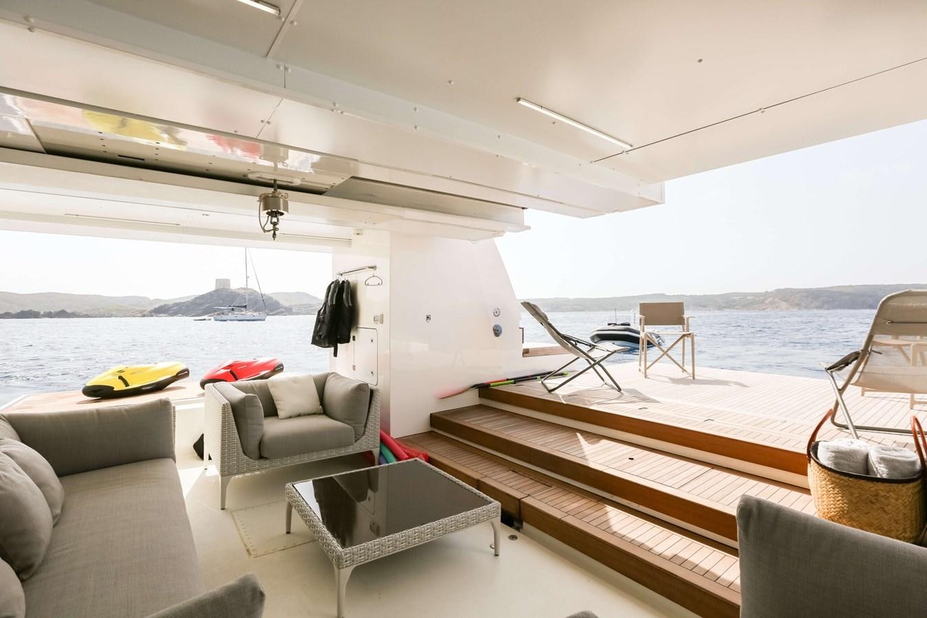 a boat on the water aboard 2022 SANLORENZO SL120A Yacht for Sale
