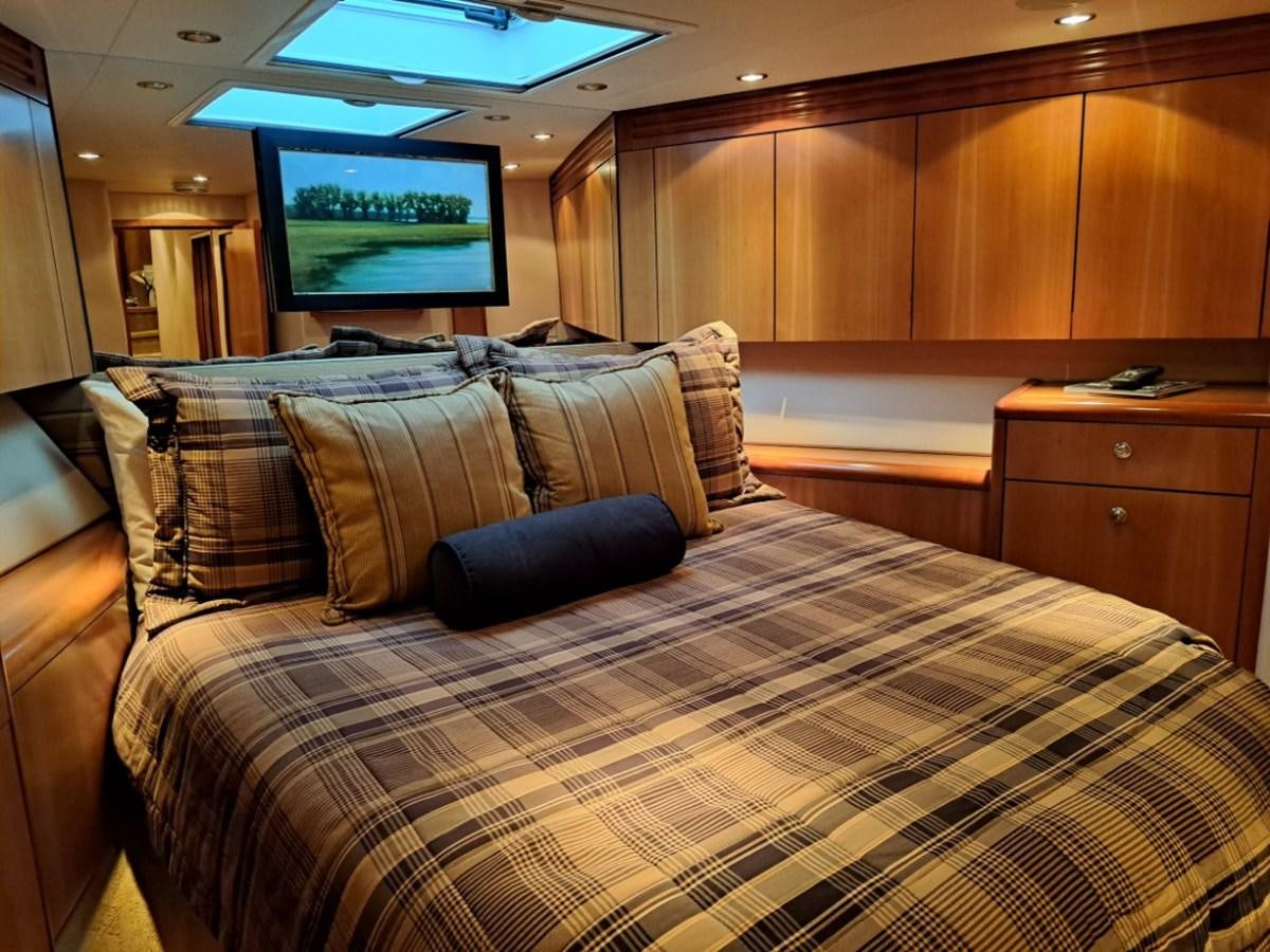 a couch in a room aboard CLAIRE TOO Yacht for Sale