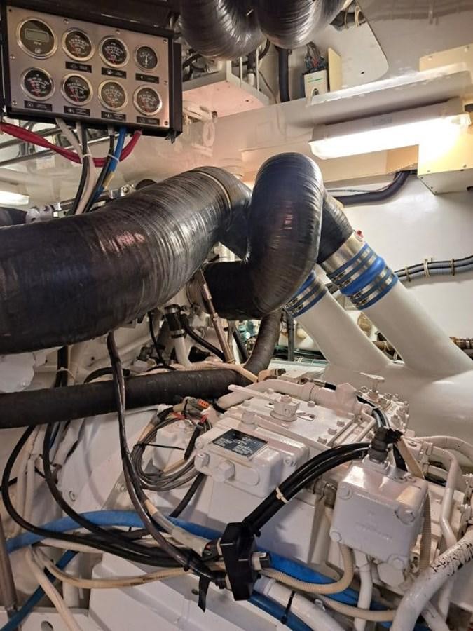 close-up of a machine aboard CLAIRE TOO Yacht for Sale