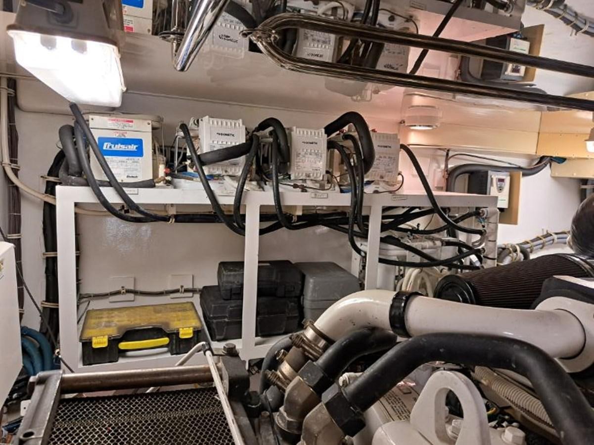 a machine with wires aboard CLAIRE TOO Yacht for Sale