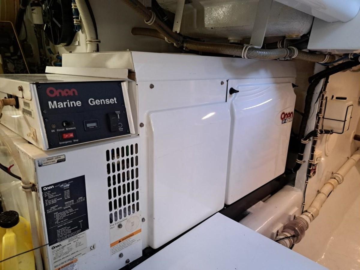 a machine with a large piece of equipment on it aboard CLAIRE TOO Yacht for Sale