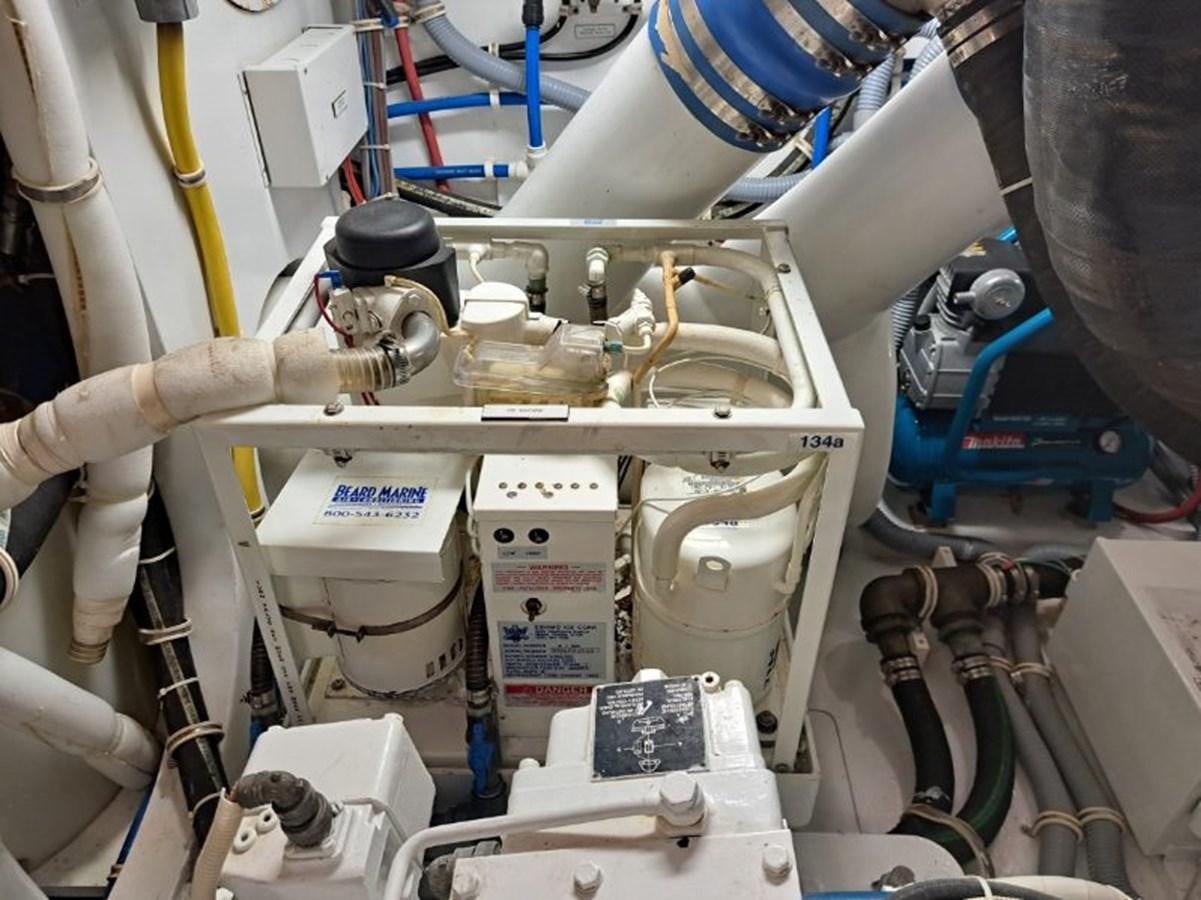 a close-up of a machine aboard CLAIRE TOO Yacht for Sale