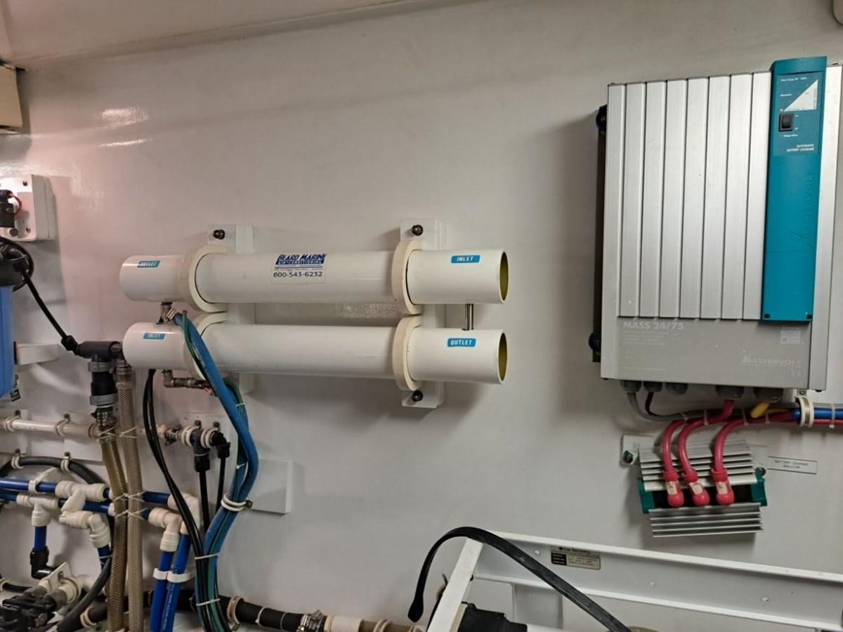 a machine with wires aboard CLAIRE TOO Yacht for Sale