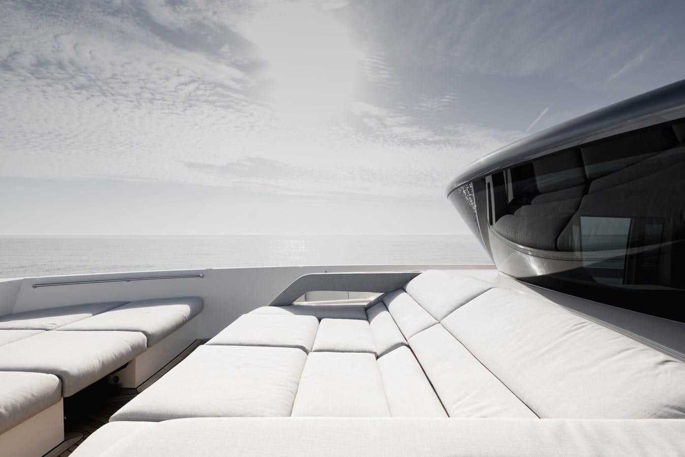 the interior of a plane aboard RADKAT Yacht for Sale
