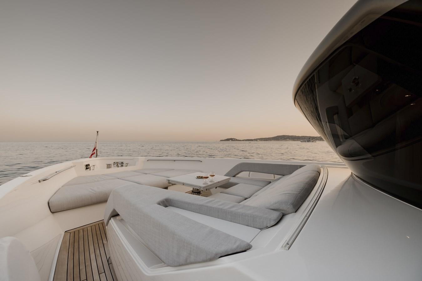 a boat on the water aboard RADKAT Yacht for Sale
